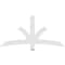 Ekena Millwork Davenport Architectural Grade PVC Gable Bracket, 60"W x 30"H x 2"D x 4"F, 12/12 Pitch GBP060X30X0204DAV00 - alternate 5
